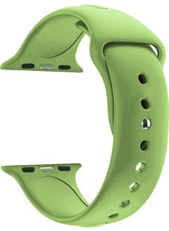 Apple Watch Series 1 2 3 For 42 mm Small Size (S/m Size) Sport Silicone Band (54 Different Colors) Pastel Green