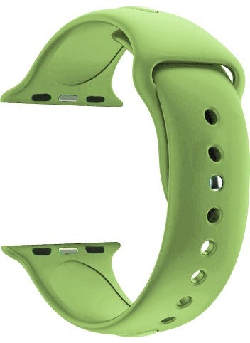 Markacase - Apple Watch Series 1 2 3 For 42 mm Small Size (S/m Size) Sport Silicone Band (54 Different Colors) Pastel Green - Image 1