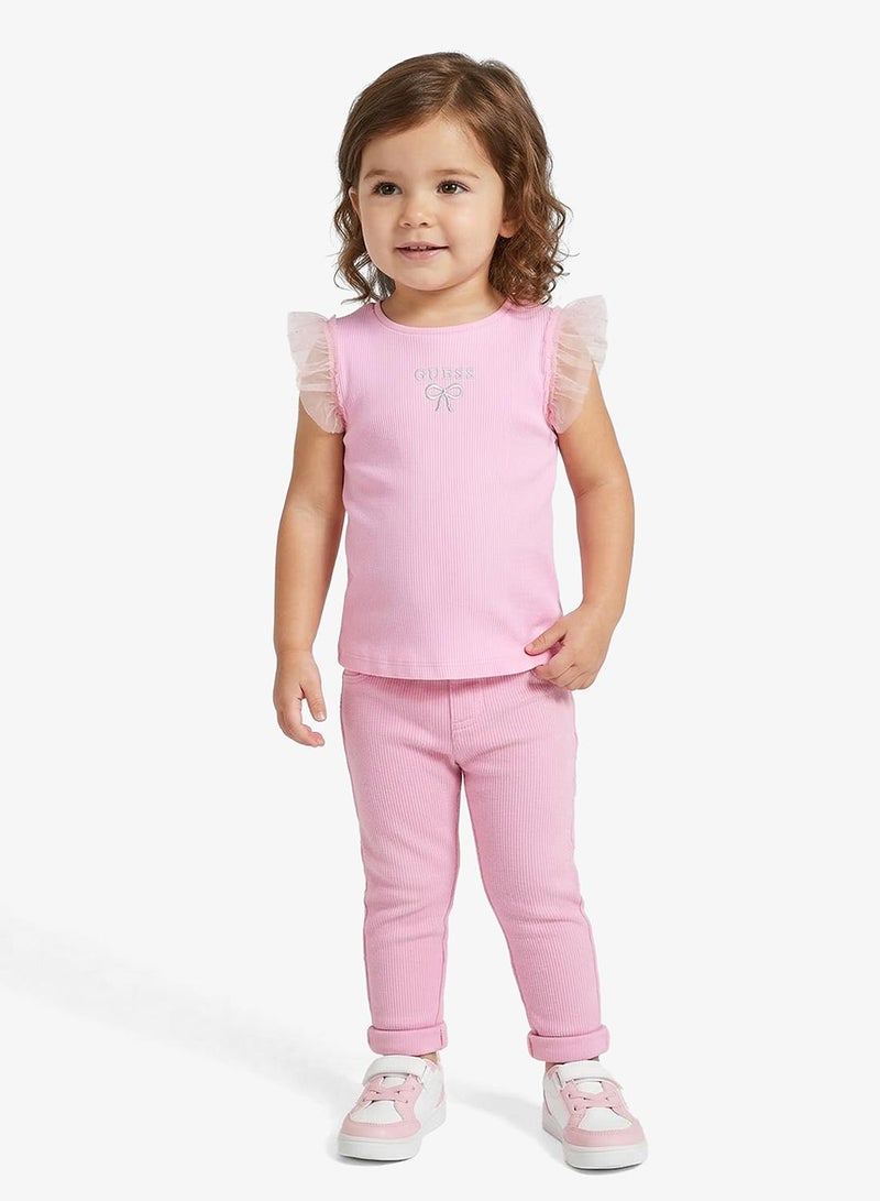 GUESS Infant Graphic Crew Neck T-Shirt - Image 1