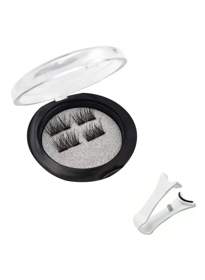 3D Magnetic False Eyelashes Black - Image 1