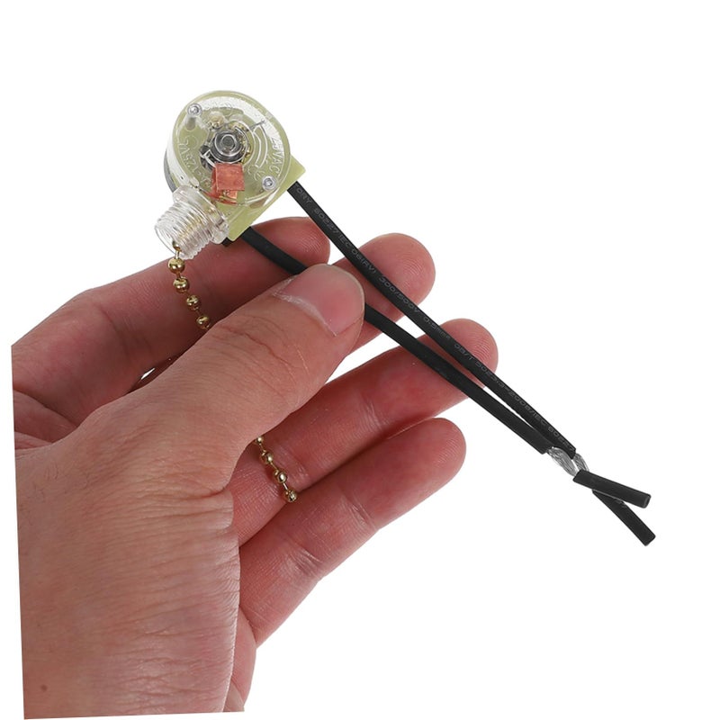 3pcs Golden Pull Chain Switch for Ceiling Lights Fans Wall Lamps Home Control Replacement - Image 5