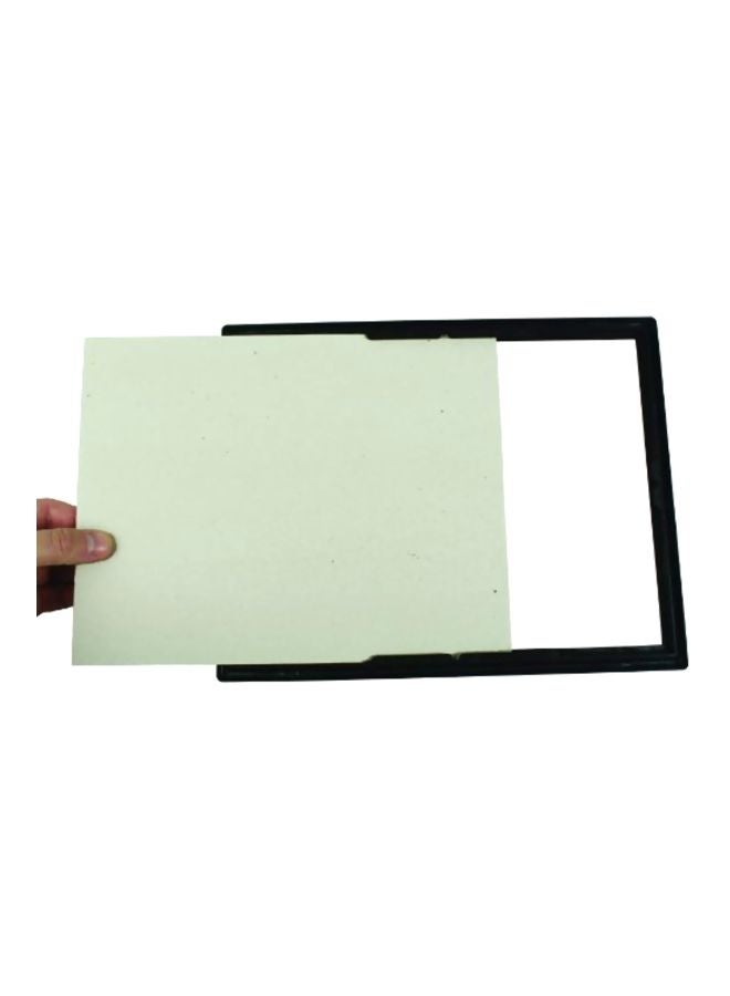 Nudell 8.5" x 11" EZ Mount Economy Document Frame Plastic Face, Black - Image 2