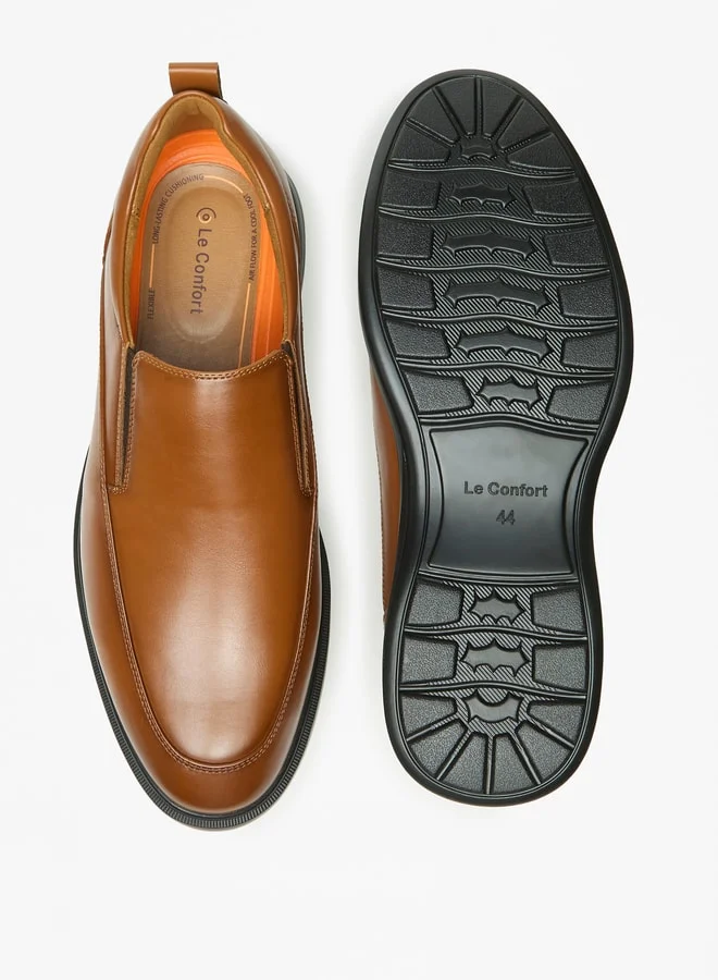 Le Confort Men's Solid Slip-On Loafers