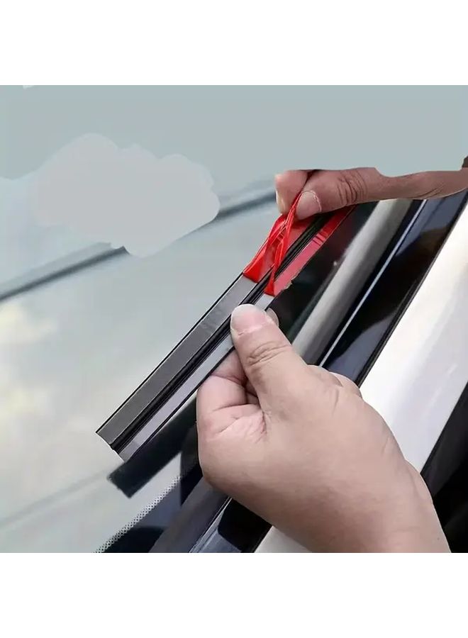 T Shaped Car Windshield Sealing Strip 78.74 Inch Heavy Duty Rubber Leakproof Rainproof Soundproof - Image 5