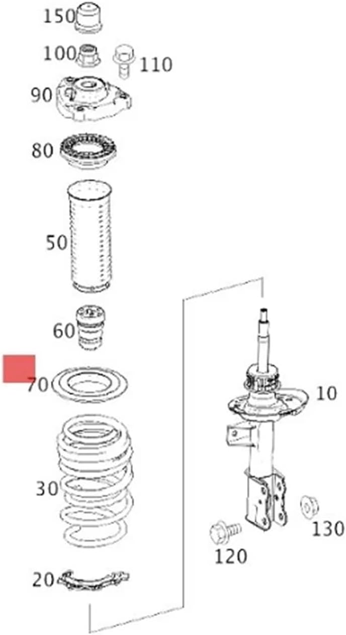 DEMULAX Shock Absorber Seal for Benz Models - Image 2