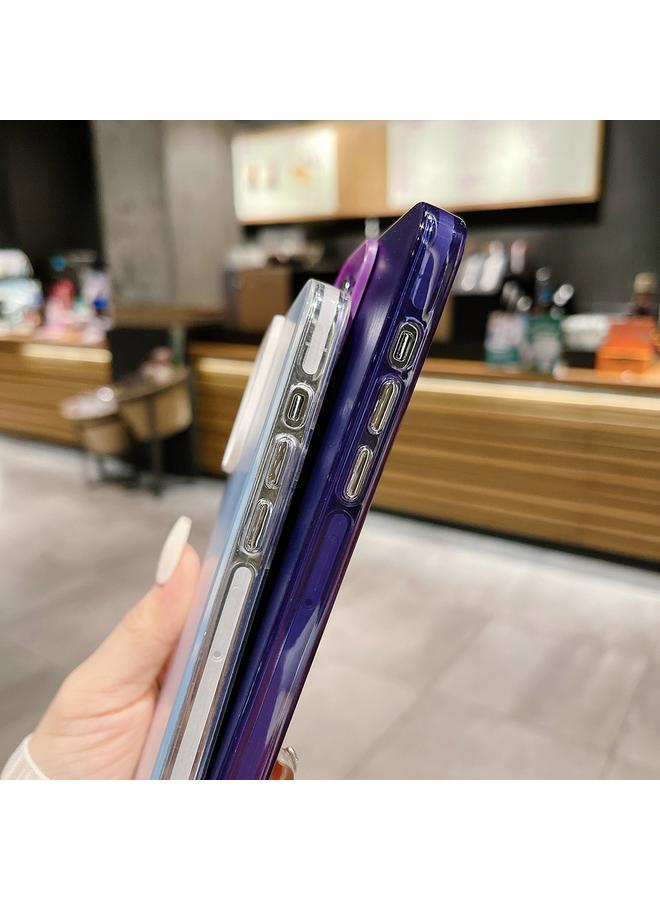 S-TOP Case For iPhone 14 Plus IMD Colorful Gradient Acrylic Phone Case - Image 5