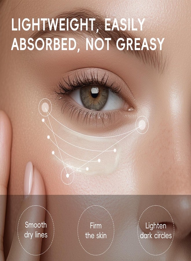 DLZZRS Rice Eye Cream, Multi-Effect Correxion Eye Cream with 94.4% Fermented Rice Extract, Deep Hydration Improve Dark Circles Eye Bags Under Eye Cream for Fine Wrinkles and Puffiness Treatment - Image 2