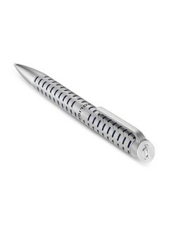 POLICE Futura Matt Blue With Stainless Steel Trims Medium Drill Point Gents Pen  - Image 2