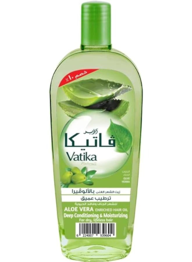 فاتيكا زيت الشعر الغني بالالوفيرا تركيب عميق للشعر الجاف وفاقد الحيوية 90مل