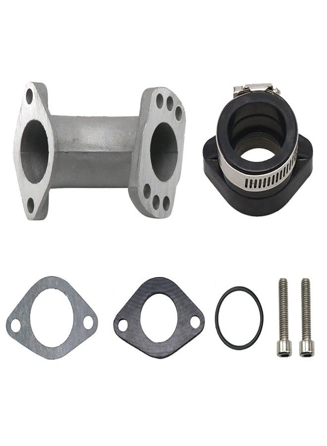 ZSDTRP Carburator Intake Adapter Pipe Inlet Manifold For Carb VM22 VM24 PE24 PE26 PE28 PZ19 PZ26 Gx200 PWK21-30 Porous installation Pit Dirt Bike (A) - Image 1