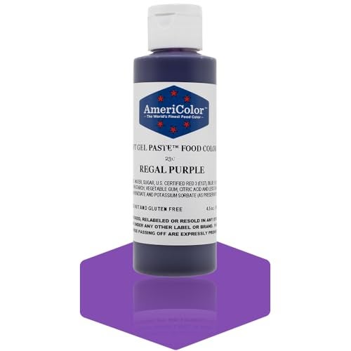 Americolor Soft Gel Paste Food Color 45Ounce Regal Purple - Image 1