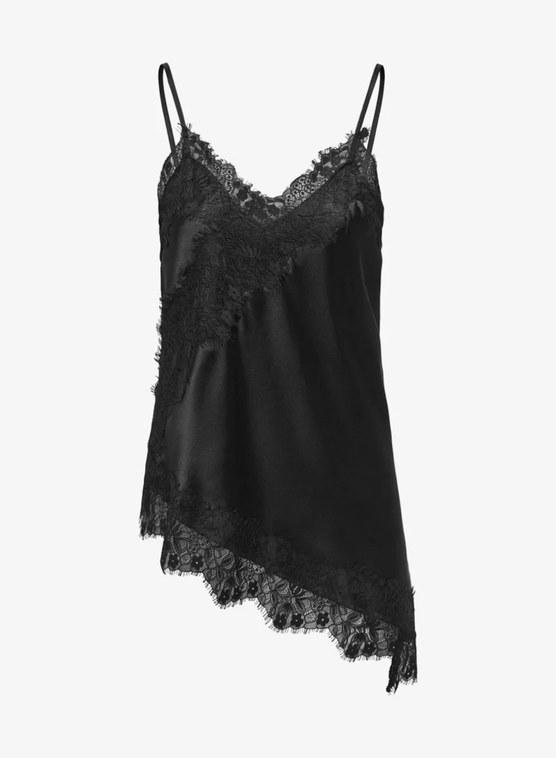 Only Onlindona Satin Lace Top