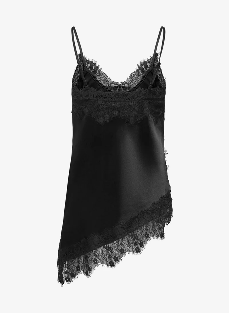 Only Onlindona Satin Lace Top