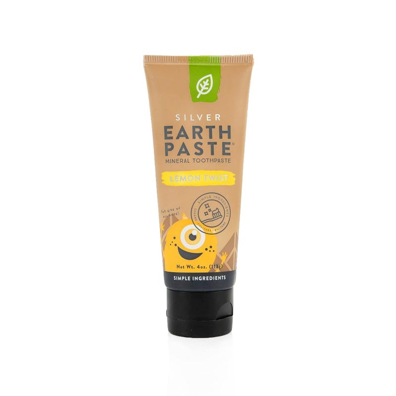 Redmond Earthpaste Natural NonFlouride Toothpaste LemonTwist 4 Ounce Tube 1 Pack - Image 1