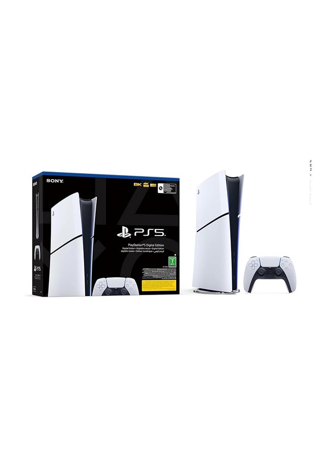 Sony PlayStation 5 Slim Console Digital Edition With Controller (UAE Version) - Image 1