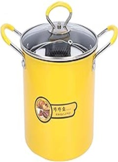 Haofy Haofy Fryer Fryer Pan,3 Litre Stainless Steel Fryer Pan Japanese Tempura Frying Pan with Grill Lid Oil Filter for Home Kitchen 