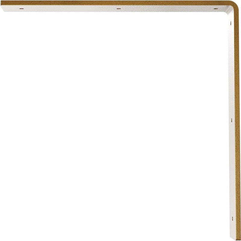 إيكينا ميلوورك 2W x 12D x 12H Hamilton Steel Bracket, Hammered Gold - Image 2