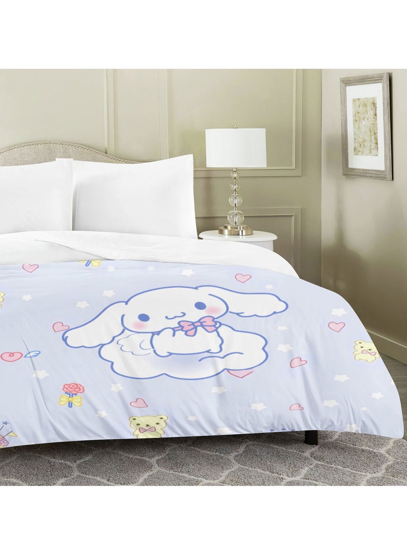 Sanrio Cinnamon Dog Pattern Bedding 3-piece Soft microfiber polyester sheet with duvet cover and two pillowcases (size 150cmX200cm) -3  - Image 3