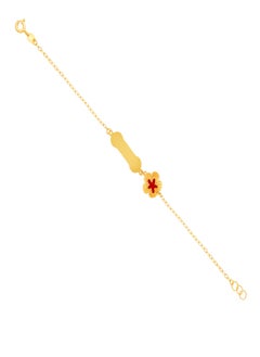 Malabar Gold and Diamonds 22 Carat 916 Purity Gold Bracelet BL2664197Y6 for Girls  - Image 2