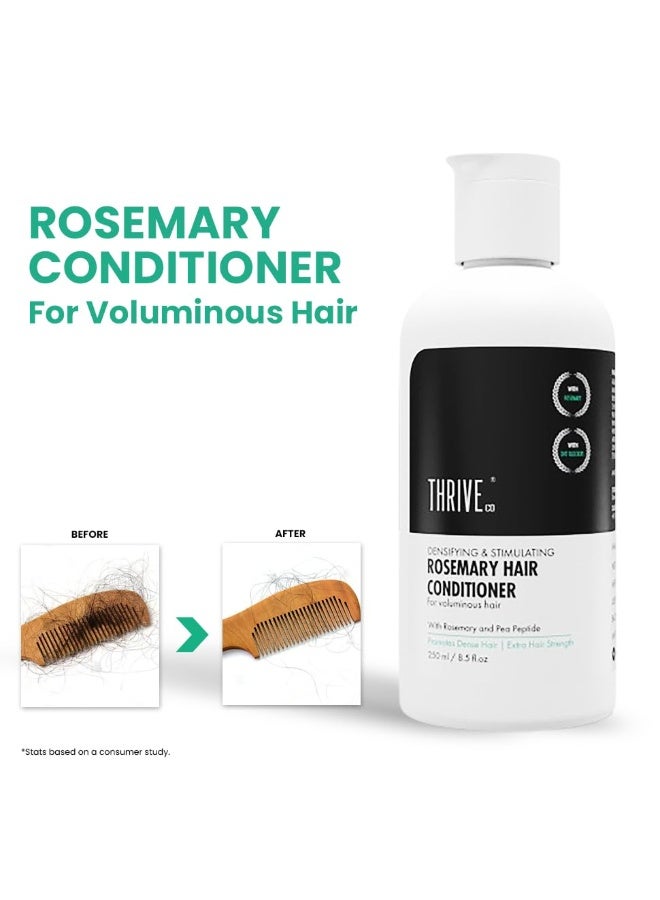 ThriveCo  Scalp Clear Shampoo + Rosemary Hair Conditioner Densifying & Stimulating Hair Growth | Promotes Hair Strength | For Men & Women | 250 ml EACH - Image 3