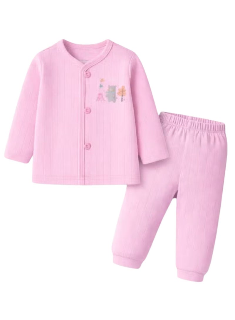 Newborn Baby Girl All In One Gift Set (0–2 Months) – 100% Cotton Clothing Sets, AC-Friendly Sleepwears, Blanket & Caps - Image 3