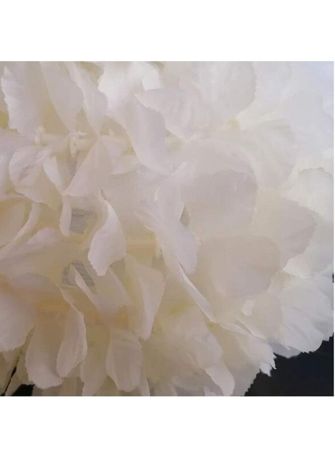 إسكدنيا مصباح طاولة يُوضع بجانب السرير للزينة بتصميم ريش أبيض - Image 3