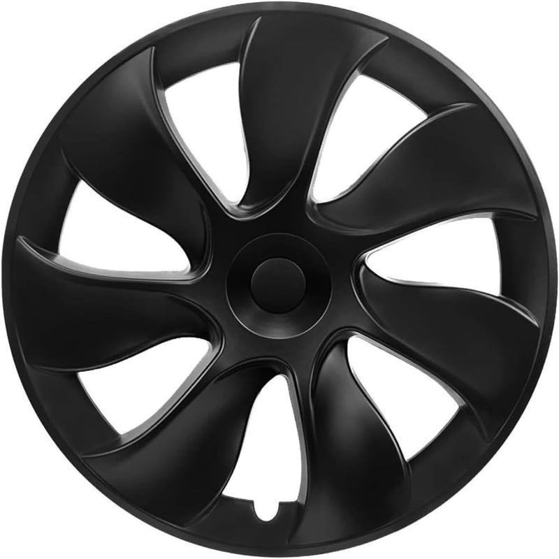 KAVANIC 19 Inch Matte Black Wheel Cover Hubcap for Tesla Model Y (2020-2024) - Image 1