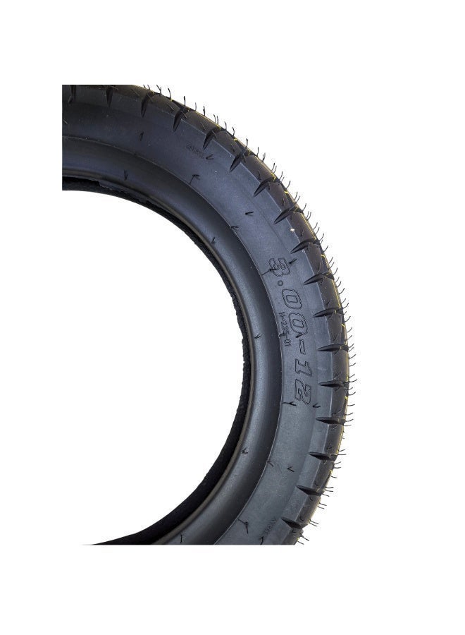 Fukukawa إطار دراجة نارية بدون أنبوب مقاس 3.00-12 (TL) بتصنيف 6PR 52J KW235، إطار بديل عالي التحمل للسكوترات ودراجات التوصيل والسكوترات الكهربائية - Image 5