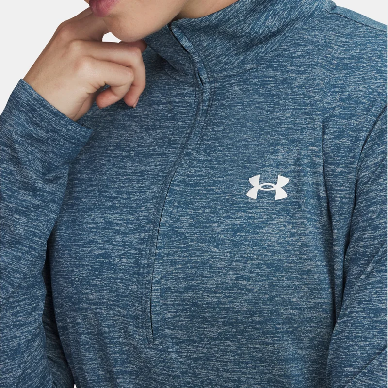 Under Armour Blue Women's UA Tech Twist 1/4-Zip Training Top for Women | Best Price UAE