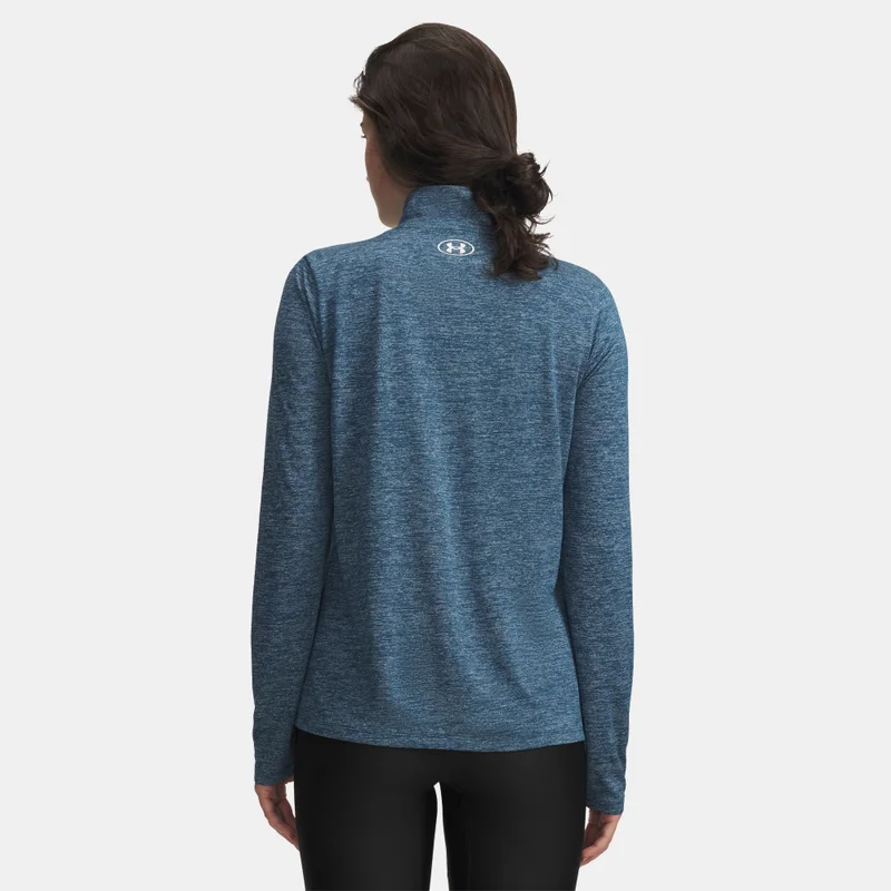 Under Armour Blue Women's UA Tech Twist 1/4-Zip Training Top for Women | Best Price UAE