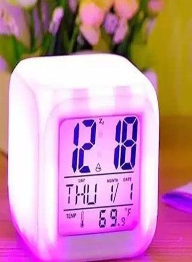 KADIO Digital White Clock..., Plastic, 78 Mm, 78 Mm, 78 Cm, 78 Mm - Image 2