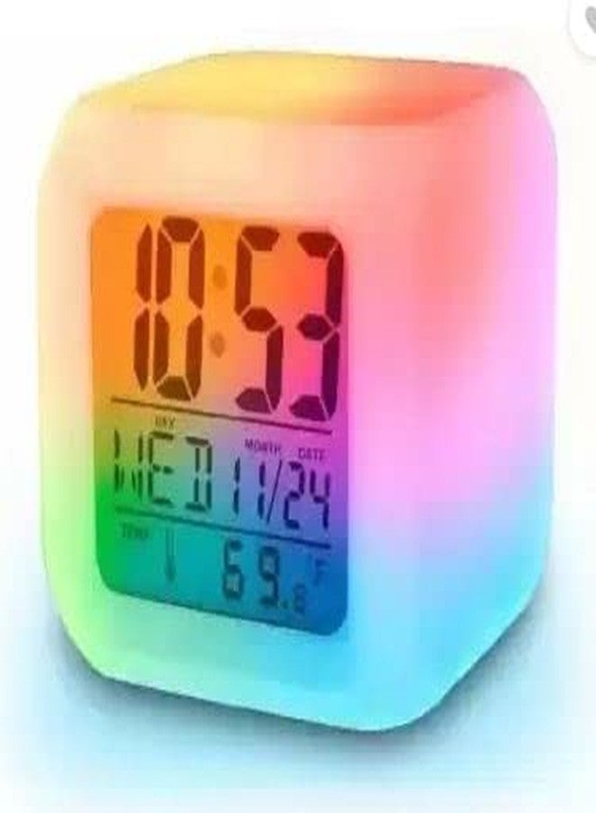 KADIO Digital White Clock..., Plastic, 78 Mm, 78 Mm, 78 Cm, 78 Mm - Image 1