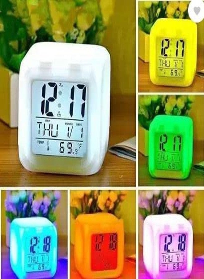 KADIO Digital White Clock..., Plastic, 78 Mm, 78 Mm, 78 Cm, 78 Mm - Image 3