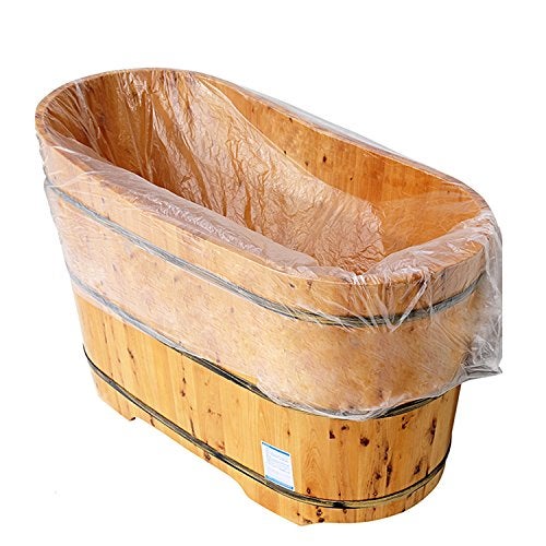 TFY Ultra Large Disposable Film Bathtub Bag for Salon, Household and Hotel Bath Tubs (78 inch x 47 inch) - 5 Pieces - Image 2