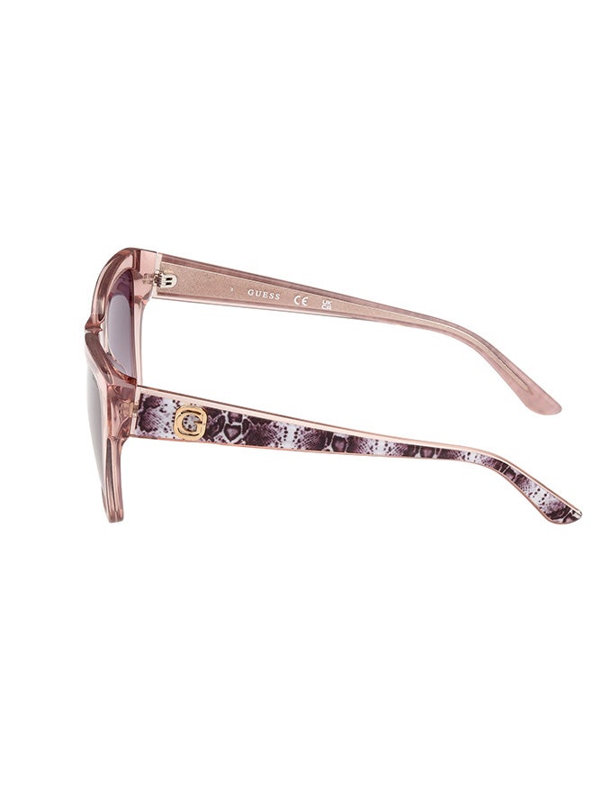 GUESS Women's UV Protection Square Sunglasses - GU0011357Z55 - Lens Size: 55 Mm - Image 2