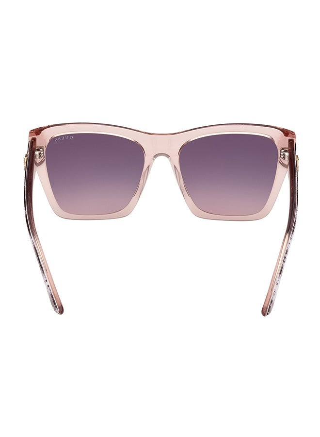 GUESS Women's UV Protection Square Sunglasses - GU0011357Z55 - Lens Size: 55 Mm - Image 4