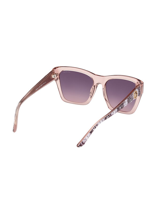 GUESS Women's UV Protection Square Sunglasses - GU0011357Z55 - Lens Size: 55 Mm - Image 5