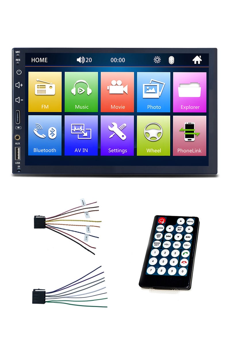 Dansent 7 inch Upgraded Toyota Android Music Video System For Car, Car IPS Screen With Button Control, 600p OEM Head Unit BT Handsfree Call - Image 1