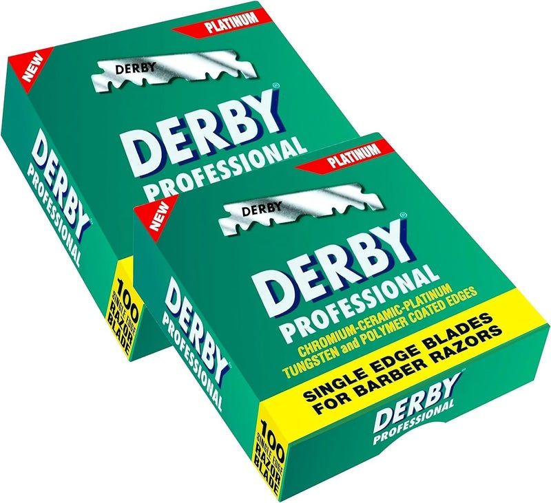 200 Derby Professional Single Edge Razor Blades for straight razor