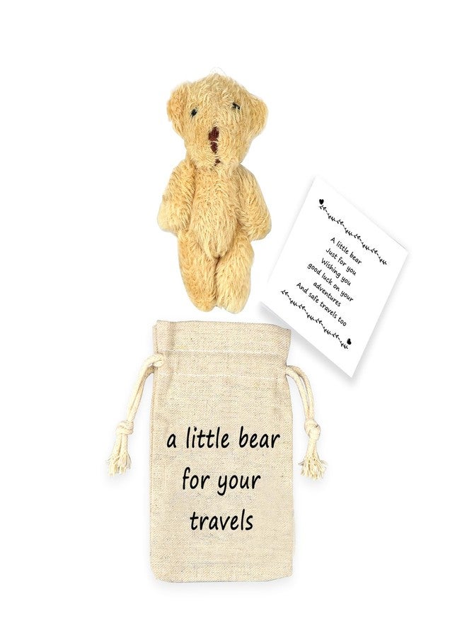LUOKIFUR Pocket Bear Gifts for Travelers, Overseas Travel, Adventure, Good Luck Gifts,Thoughtful Souvenirs (Travels) - Image 1