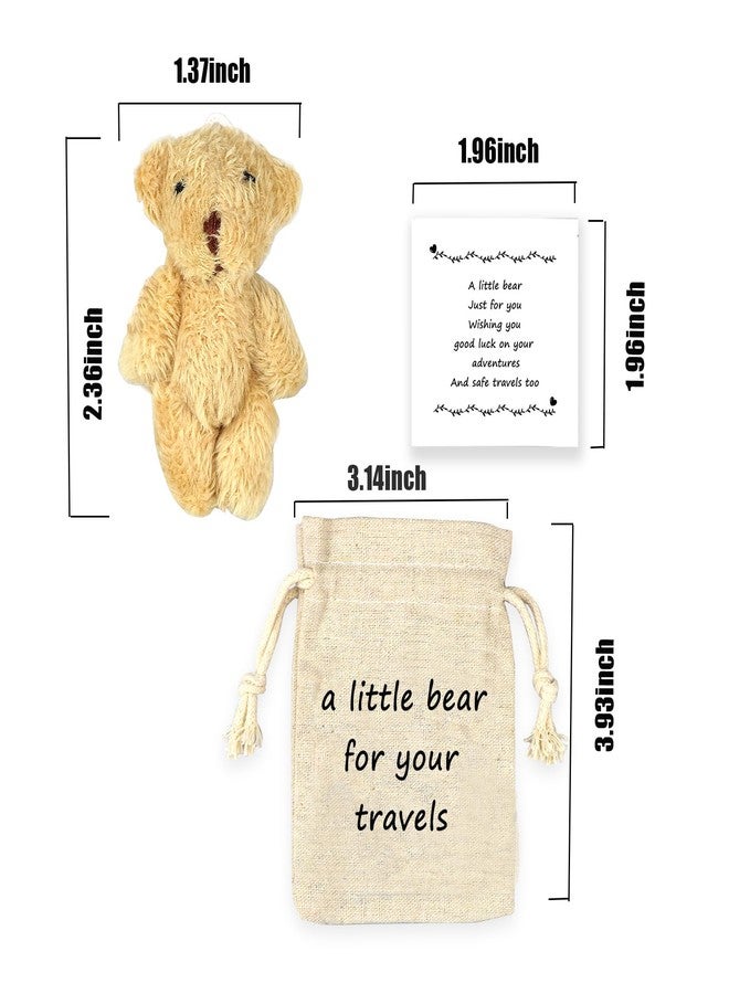 LUOKIFUR Pocket Bear Gifts for Travelers, Overseas Travel, Adventure, Good Luck Gifts,Thoughtful Souvenirs (Travels) - Image 2
