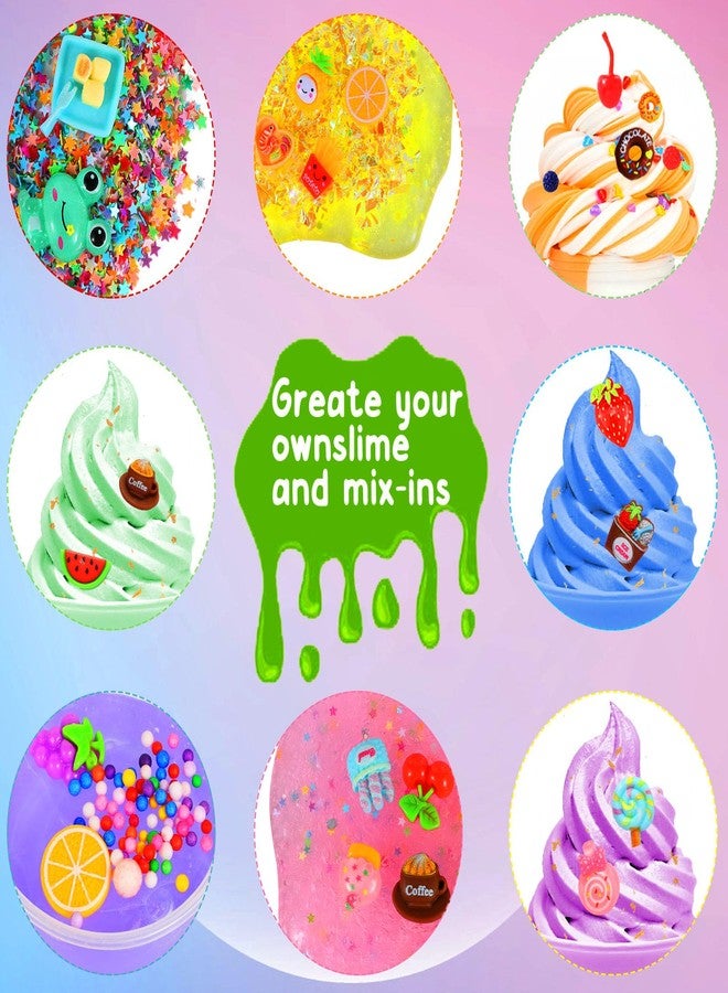 CityActs Slime Accessories Kit for Kids - Slime Mix-Ins Craft Supplies (Charms, Glitter, Foam Balls, Sequins) - DIY Craft Supplies, No Glue Included - Image 3