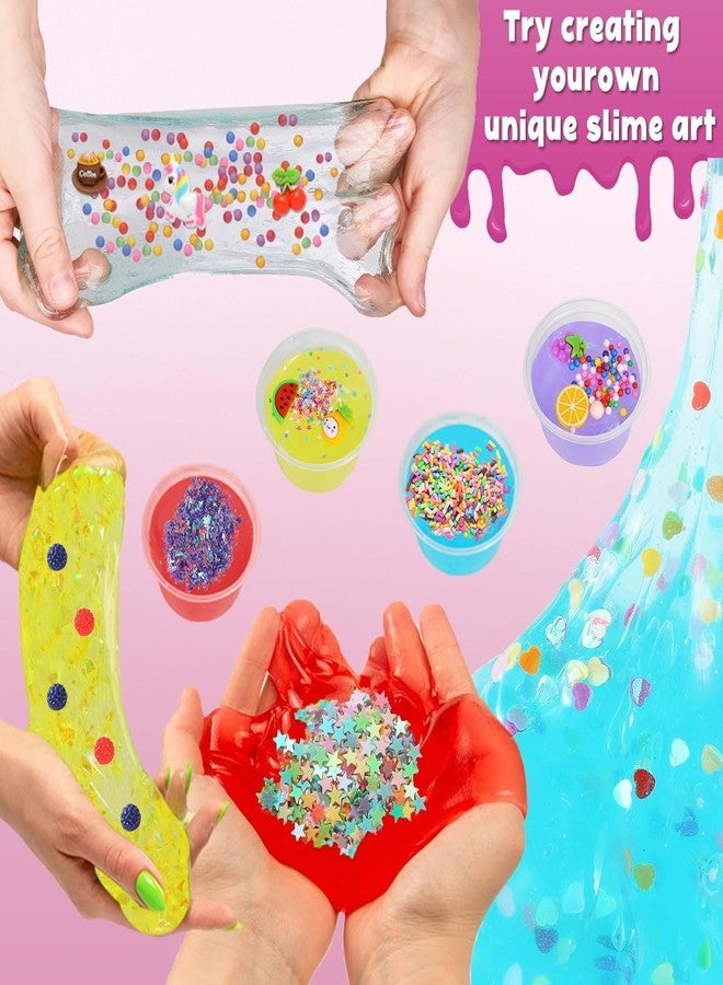 CityActs Slime Accessories Kit for Kids - Slime Mix-Ins Craft Supplies (Charms, Glitter, Foam Balls, Sequins) - DIY Craft Supplies, No Glue Included - Image 5