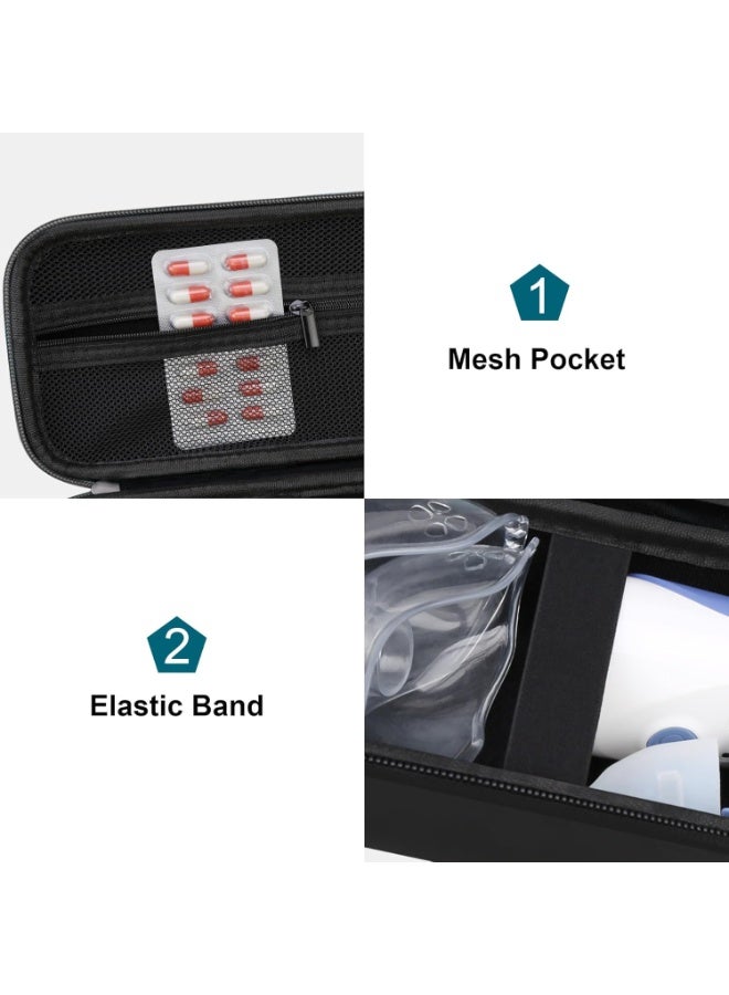 حقيبة حمل لجهاز البخاخة اليدوي – حقيبة محمولة للتخزين والاستخدام أثناء السفر للبالغين والأطفال (الحقيبة فقط) - Image 3