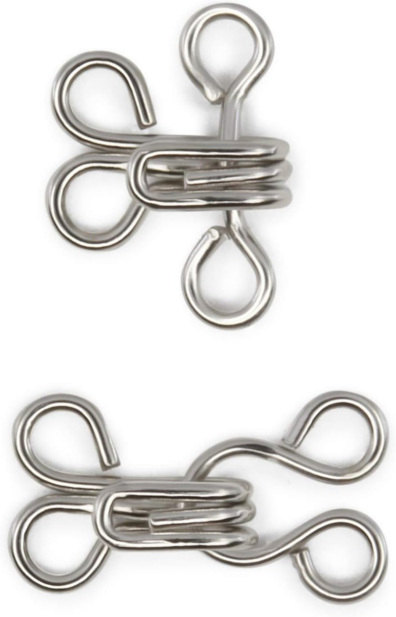Dritz 90-1-65 إغلاقات خطاف وعين، نيكل، حجم 1 14-عدد (عبوة من 2) - Image 4
