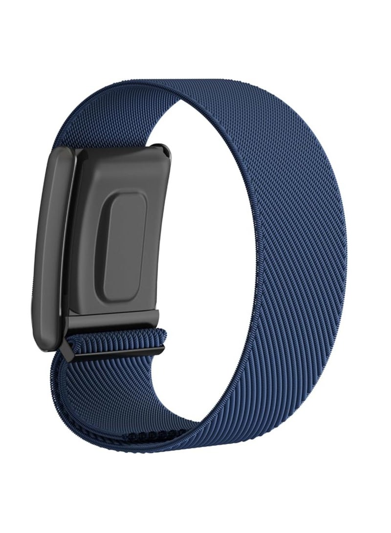 Stretchy Nylon Replacement Band Compatible with Whoop 5.0 Band Adjustable Wristband Replacement Strap, Stylish  Affordable Replacement Strap, Premium Quality, Comfortable, Breathable  Durable  (Midnight Blue) - Image 3