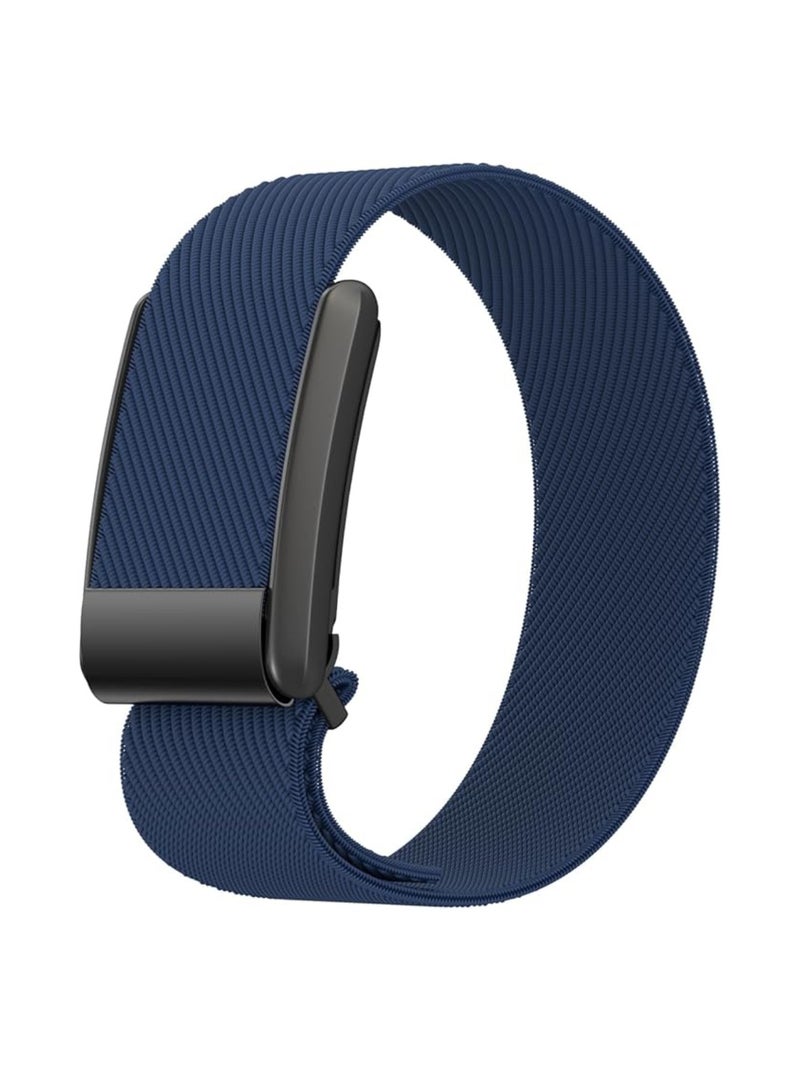 Stretchy Nylon Replacement Band Compatible with Whoop 5.0 Band Adjustable Wristband Replacement Strap, Stylish  Affordable Replacement Strap, Premium Quality, Comfortable, Breathable  Durable  (Midnight Blue) - Image 1