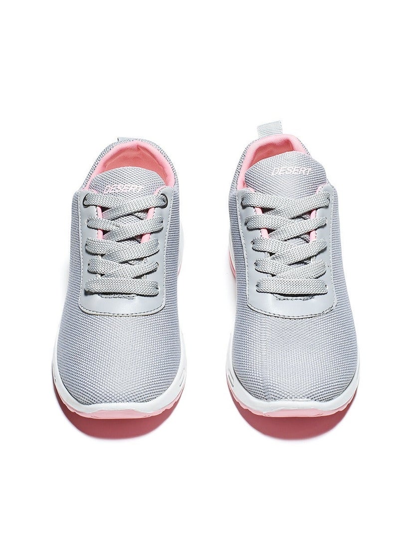 Desert Sportive Canvas Lace-up Sneakers For Kids - Image 3