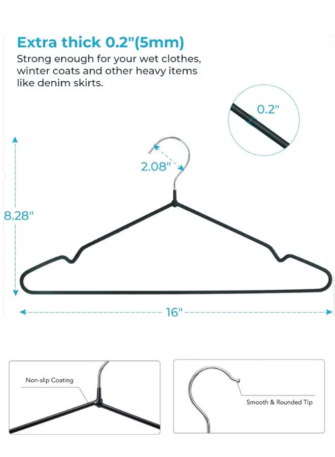 Non-Slip Metal Clothes Hangers – Space-Saving, For Household, Premium Quality and Design – Pack of 10 - Image 5