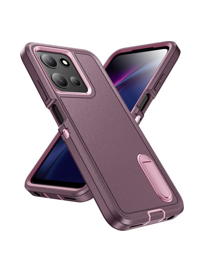 اس-توب جراب لهاتف Motorola Moto G 5G 2025 مصنوع من مادة PC المتينة + جراب هاتف من السيليكون مع حامل - Image 2